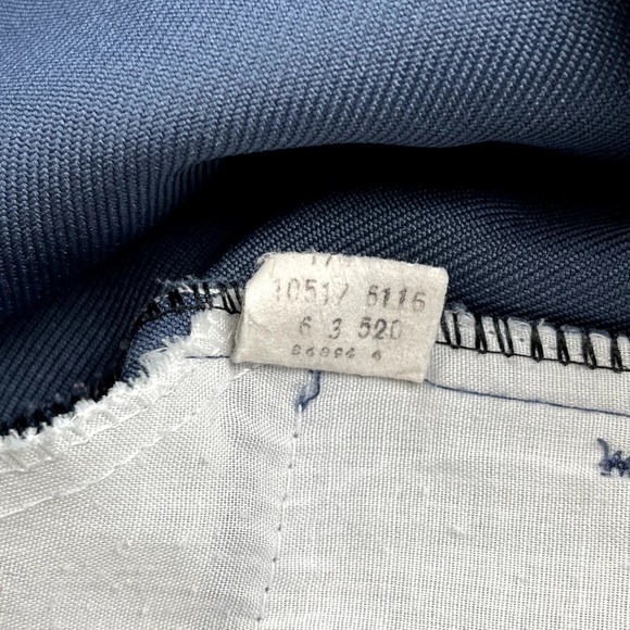 Vintage Levis Sta-Prest Pants Mens 34 Blue Straight Leg Dress Slacks Made in USA - Picture 10 of 16